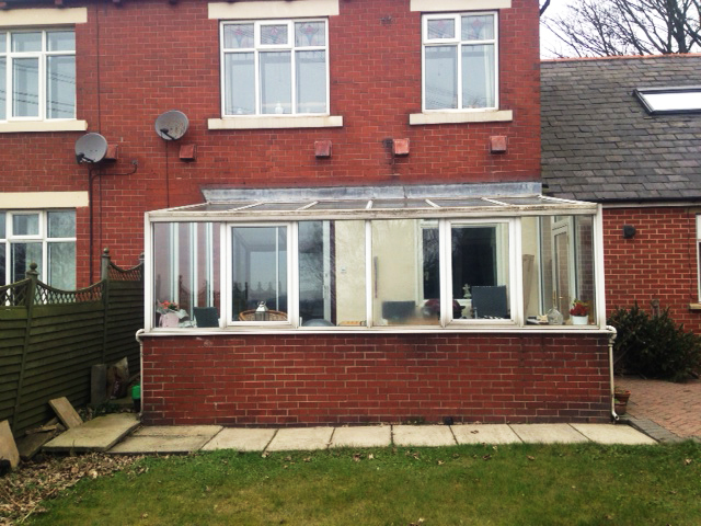 Conservatory in Huddersfield - Before