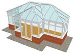 T Shape Conservatory - Conservatories in Huddersfield